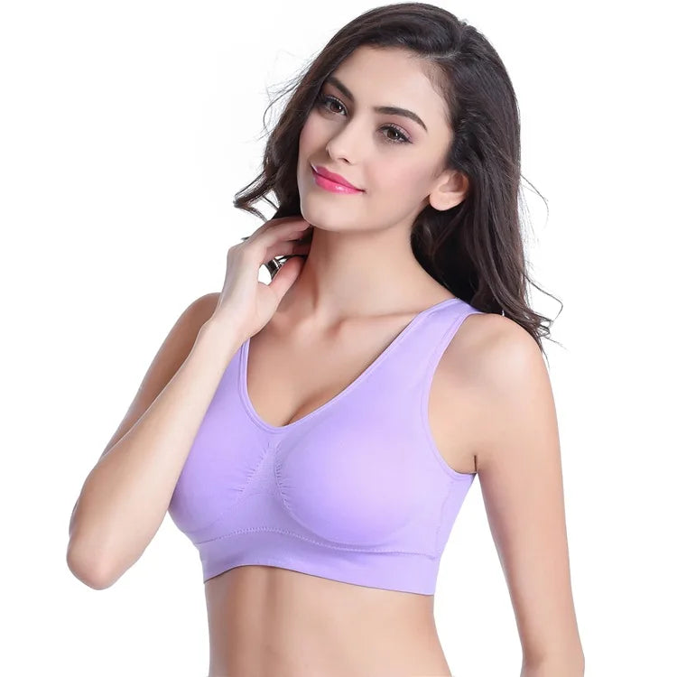 Sutiã esportivo feminino para ioga, corrida, academia, treino, top cropped acolchoado . Um dos poucos que te proporciona conforto , segurança e prazer
