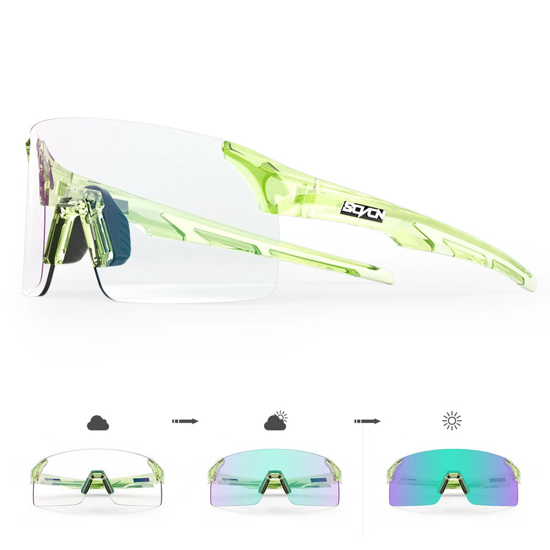 Óculos de Sol Fotocromáticos SCVCN para Esportes ao Ar Livre, Ciclismo