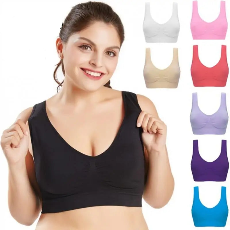 Sutiã esportivo feminino para ioga, corrida, academia, treino, top cropped acolchoado . Um dos poucos que te proporciona conforto , segurança e prazer