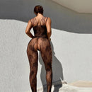 Lingerie transparente sem virilha Renda Brinquedos para adultos