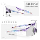 Óculos de Sol Fotocromáticos SCVCN para Esportes ao Ar Livre, Ciclismo