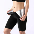 Calças de sauna para suor, shorts modeladores para emagrecimento, modeladora