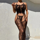 Lingerie transparente sem virilha Renda Brinquedos para adultos